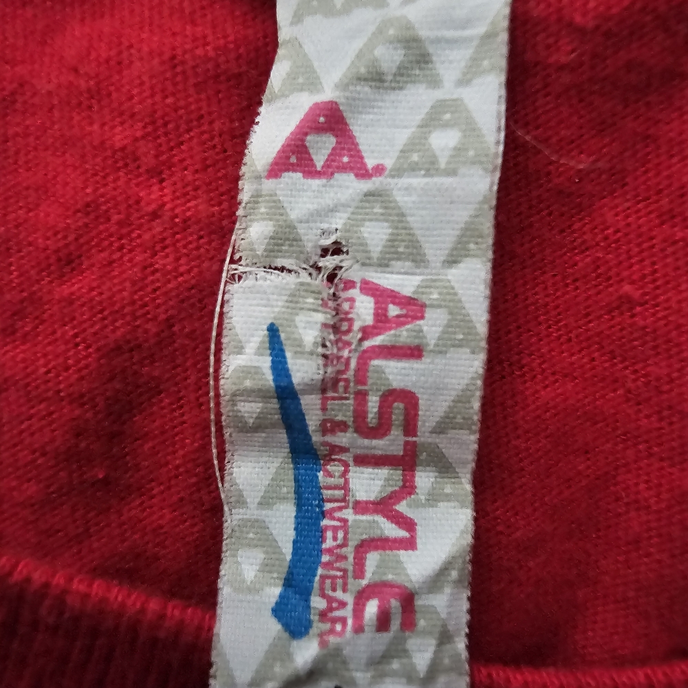 Alstyle Red T-Shirt - Picture 3 of 3